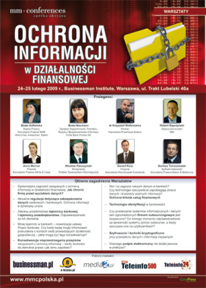 Ochrona informacji w działalności finansowej