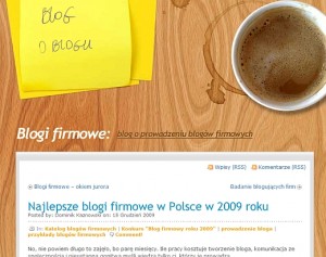 III edycja konkursu na najlepszy polski blog firmowy roku 3
