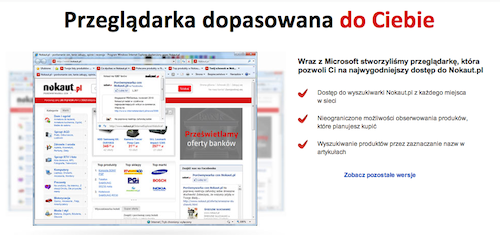 Przeglądarka internetowa od Nokaut.pl 3