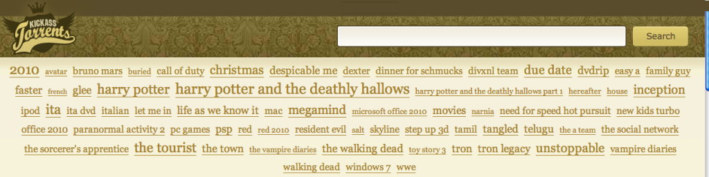 Najpopularniejsze wyszukiwania BitTorrent? Filmy i seks 3