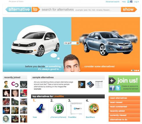 Alternative.to - wyszukiwarka alternatyw (wideo) 4