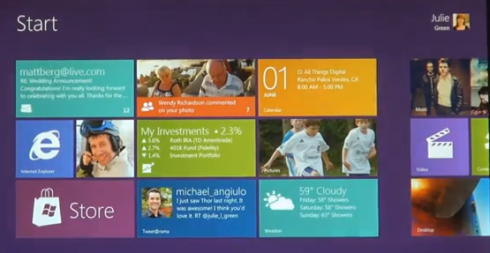 Windows 8: Microsoft pokazuje dotykowe „okienka” (wideo) 3