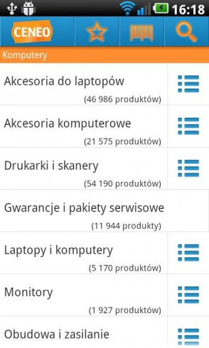 Aplikacja Ceneo dostępna już na telefony z Androidem 3