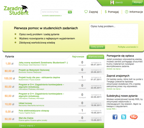 ZaradnyStudent.pl - studencka pomoc za pieniądze 3