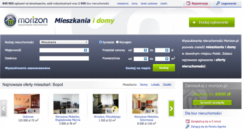 Morizon dziesięciokrotnie zwiększa sprzedaż 3