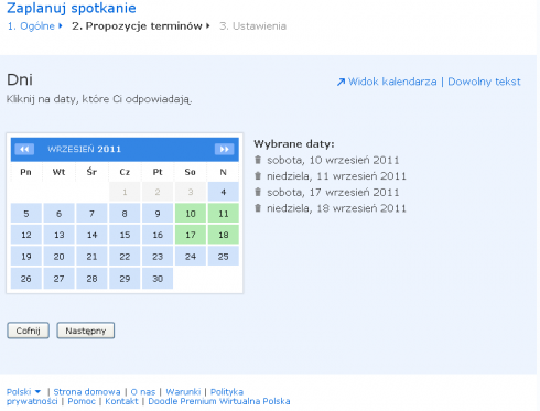 Łatwa organizacja spotkań w Poczcie WP 3