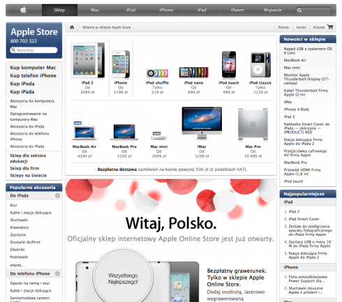 Oficjalny sklep Apple także dla Polaków 4