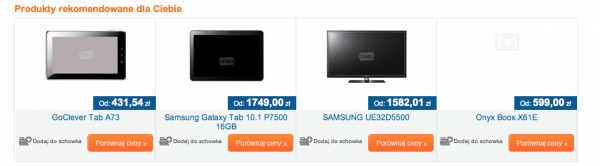 Rekomendacje produktów w Ceneo 3