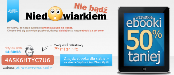 Tylko dziś wszystkie ebooki Złotych Myśli taniej o połowę 3