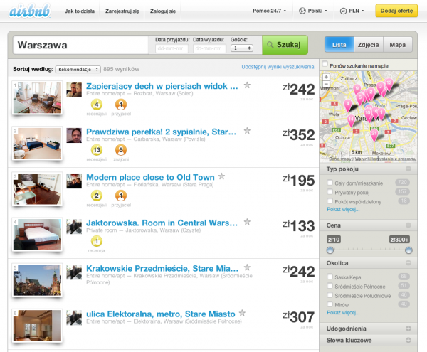 Airbnb skupia się na Polsce przed Euro 2012 3