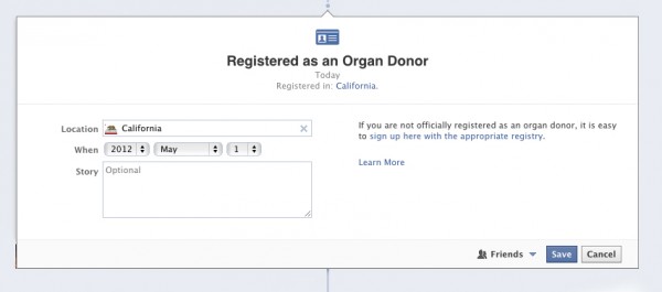 Facebook pomaga rozpropagować ideę oddawania narządów do przeszczepu 4