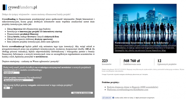 Crowdfunders.pl – współfinansowanie po polsku 4