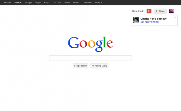 Reklama i urodziny na stronie głównej Google 3