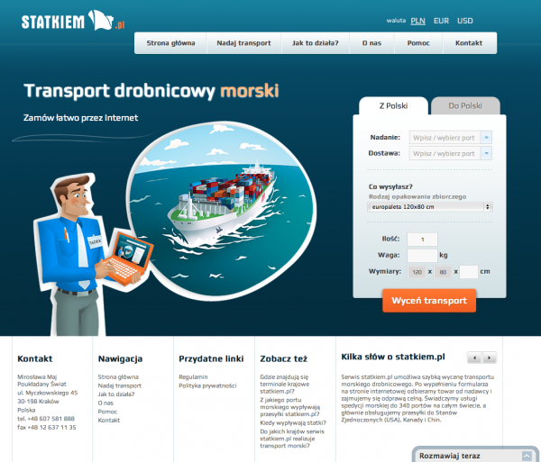 Statkiem.pl strona główna