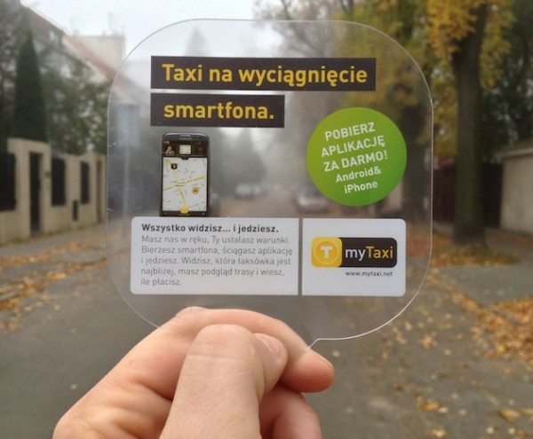 myTaxi promuje się w Warszawie 3