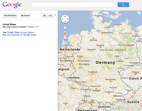 google maps niemcy