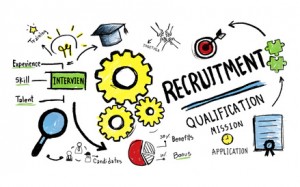 Recruitment Application Planning Working Strategy Concept
