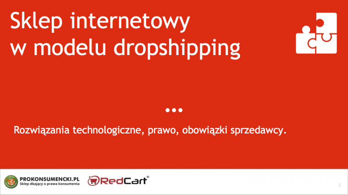 Sklep w modelu dropshipping. Rozwi-zania technologiczne, prawo, obowi-zki sprzedawcy.