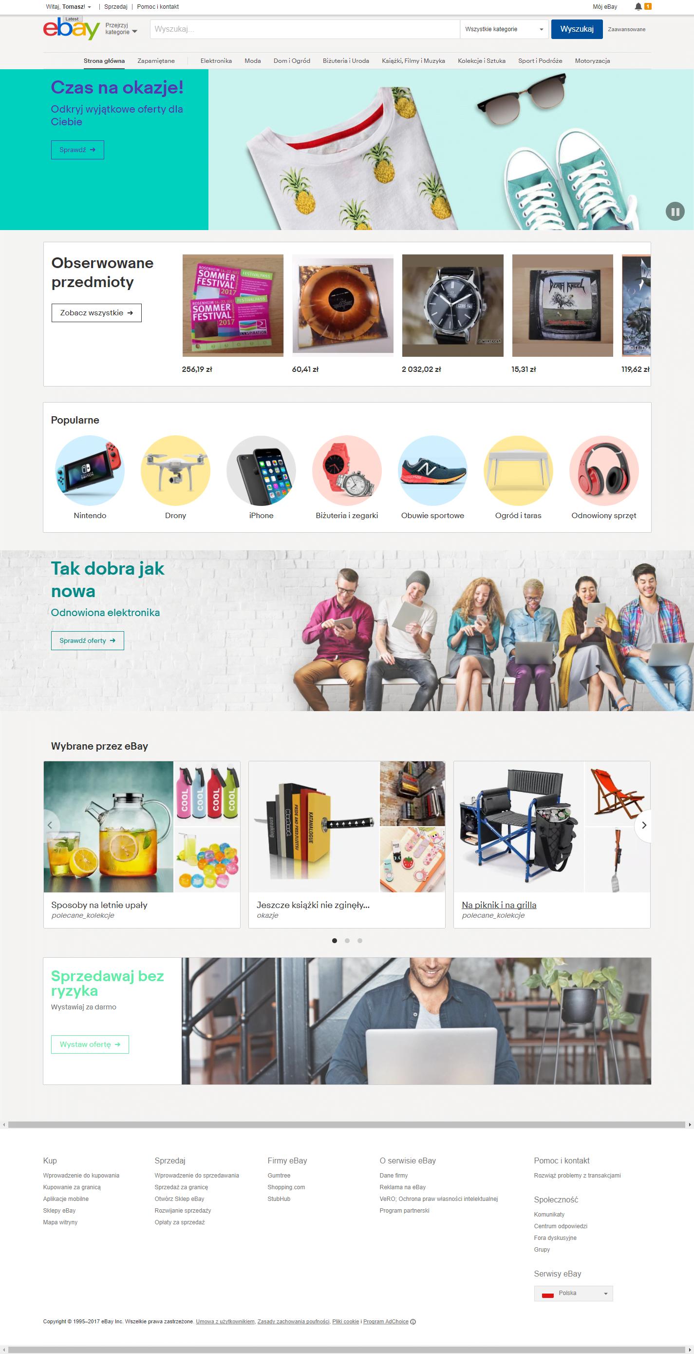 eBay uruchamia spersonalizowaną stronę główną w wersji polskiej 3