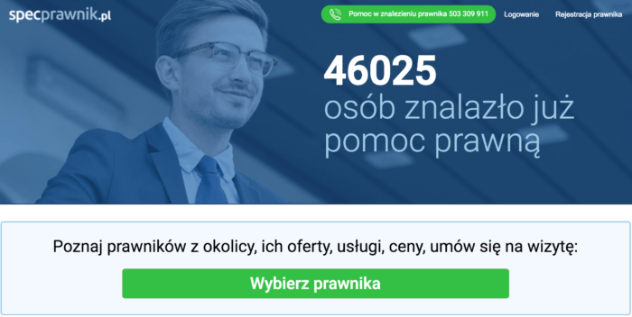 Specprawnik.pl – rozwiązujemy problem zakazu reklamy dla prawników [startup] 3