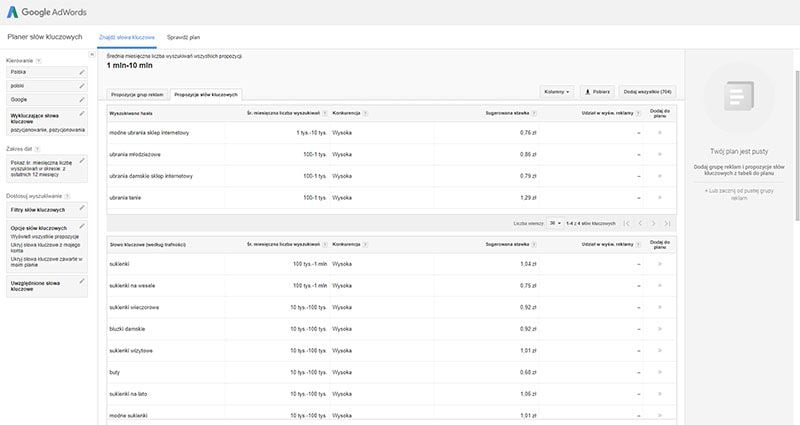 Jak dobrać słowa kluczowe do pozycjonowania i Google AdWords ? Jak dobrać słowa kluczowe do pozycjonowania i Google AdWords ? 5