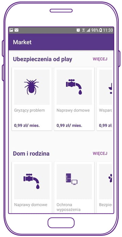 Ubezpieczenia przechodzą do Play 3