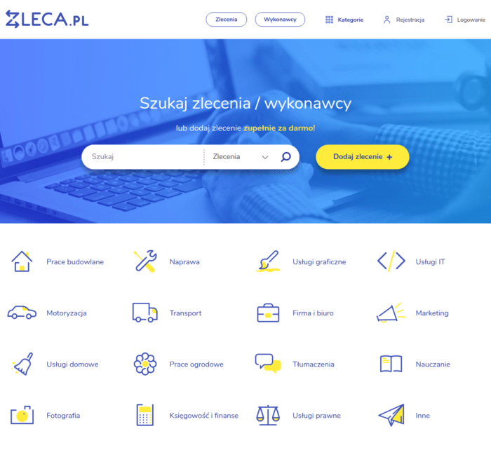 Zleca.pl - darmowy serwis ogłoszeniowy 3