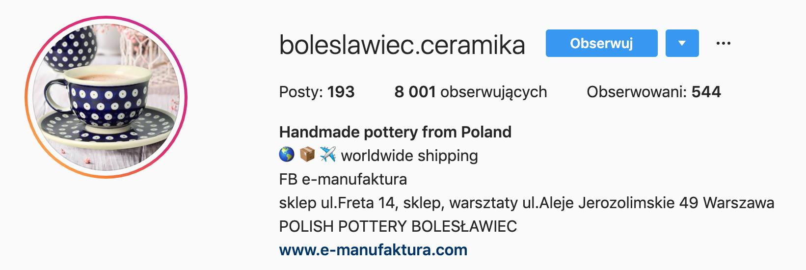 Jak stworzyć dobry opis sklepu na Instagramie? 5
