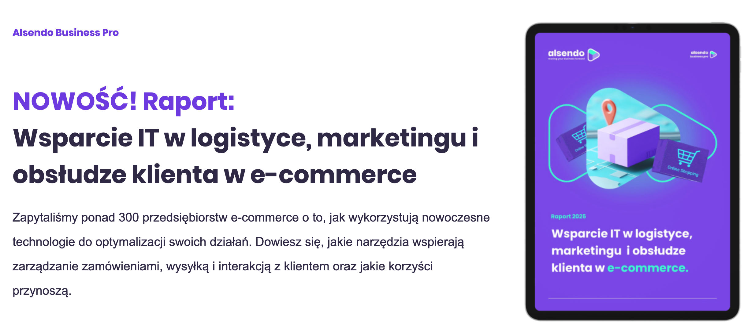 Alsendo: 56% firm korzysta z cyfrowych map dostaw 3