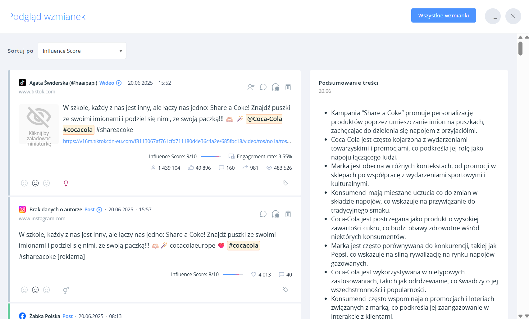 SentiOne: Nowe funkcje AI w monitoringu danych 3