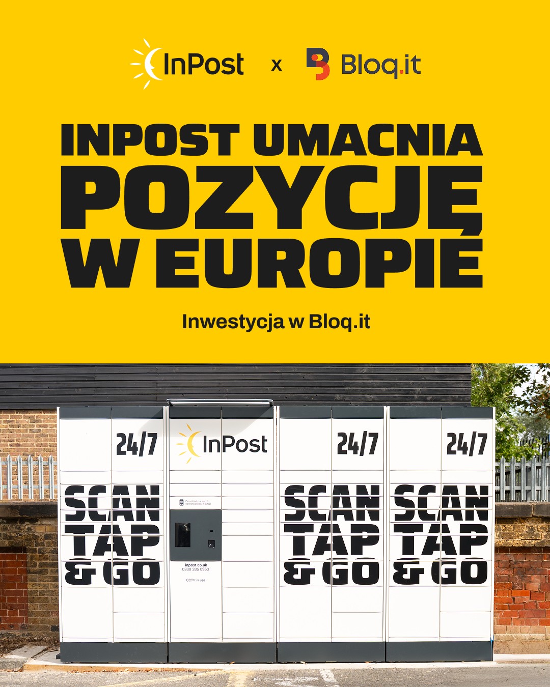 InPost inwestuje w Bloq.it i planuje 20 000 urządzeń 3