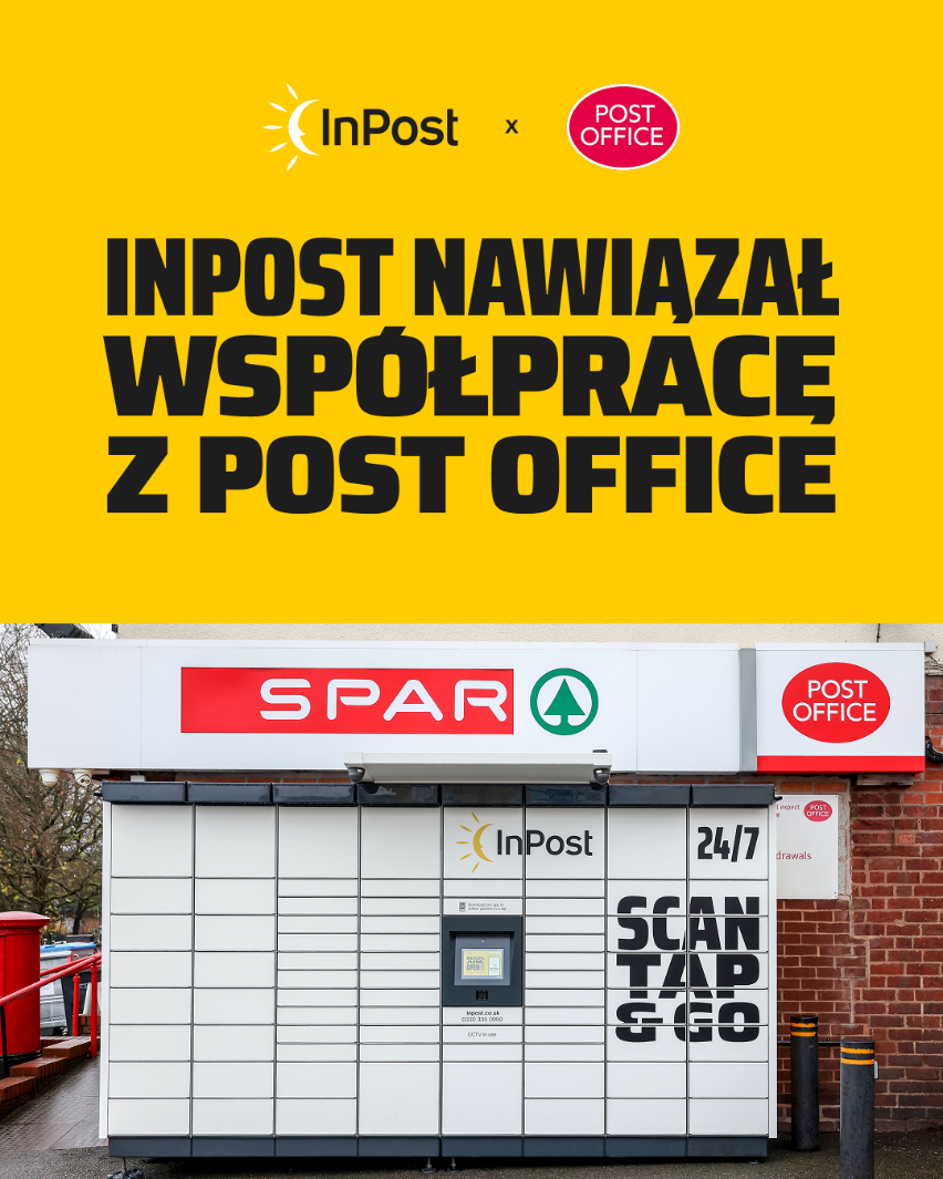 InPost rozpoczyna strategiczną współpracę z Post Office InPost rozpoczyna strategiczną współpracę z Post Office 3