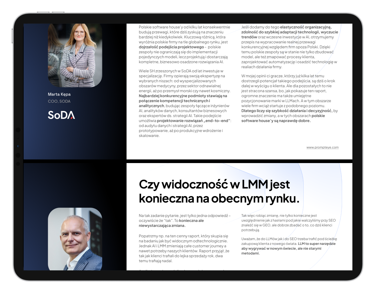 Raport PromptEye: Cyfrowa selekcja 2026. Wnioski dot. widoczności polskich Software House w erze AI 3